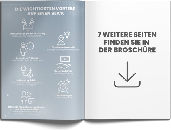 Aufgeschlagene BIM-Tiefbau Broschüre