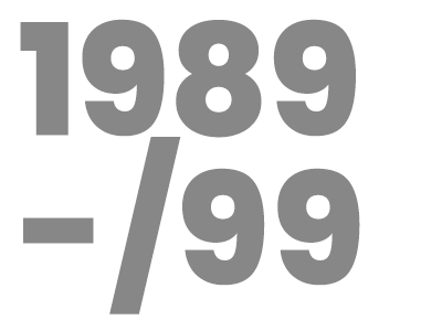 Jahreszahlen 1989-99