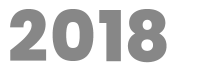 Jahreszahl 2018