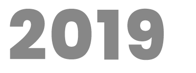Jahreszahl 2019