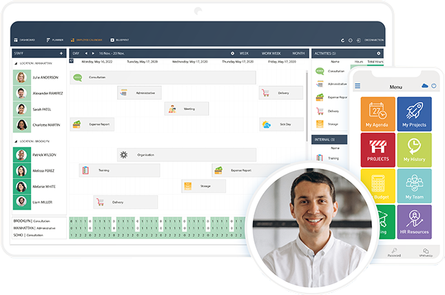 Interface planning de charge