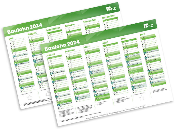 BRZ Baulohn-Kalender 2024