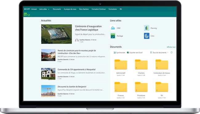 Exemple d'intranet SharePoint Exemple d'intranet SharePoint