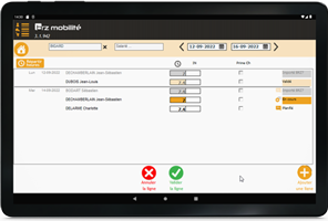 validation pointages